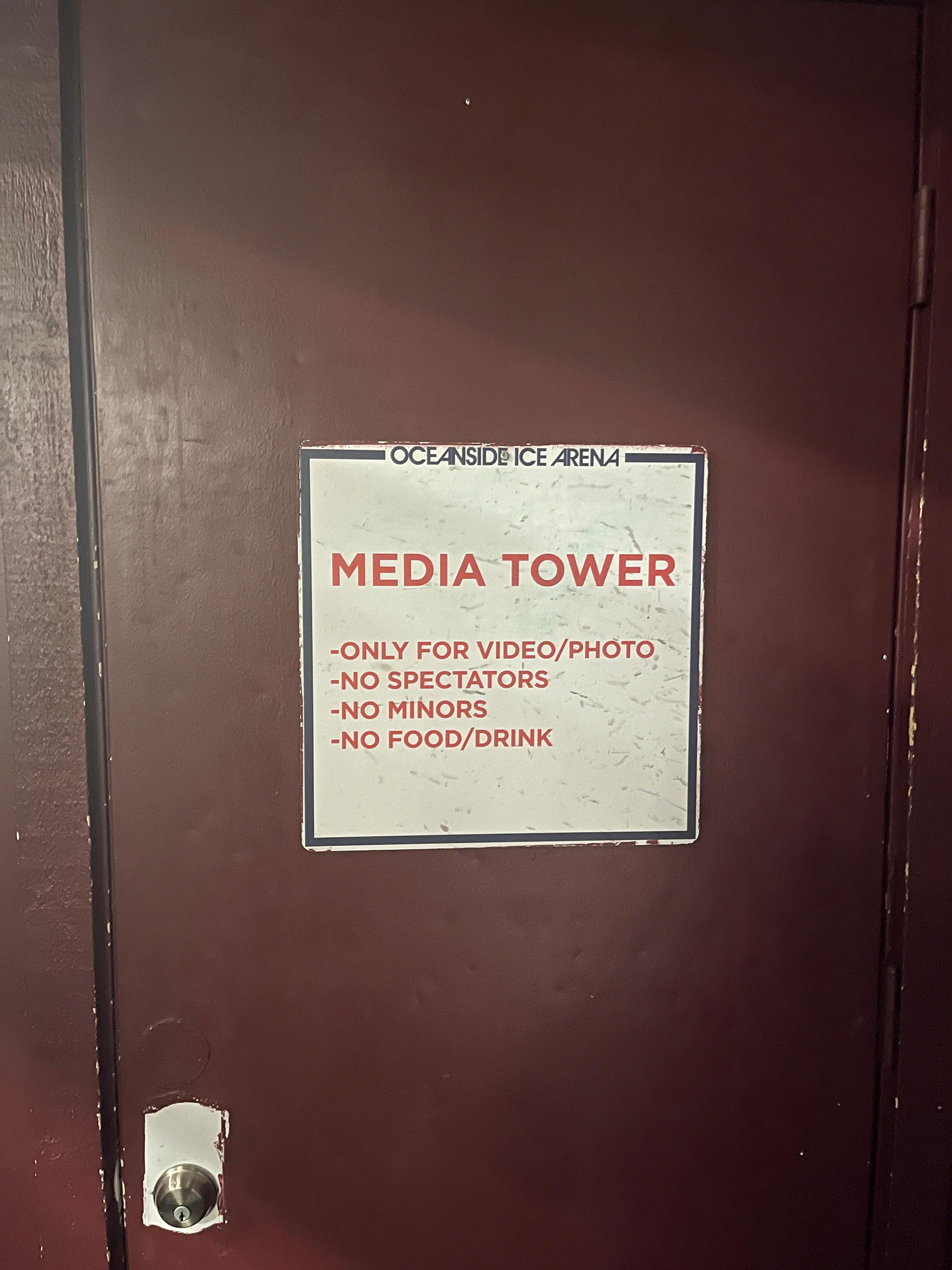 Media Tower sign