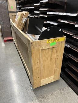Large crate with table base and displays
