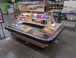 Kysor Warren, refrigerated island, ~8' x 6'