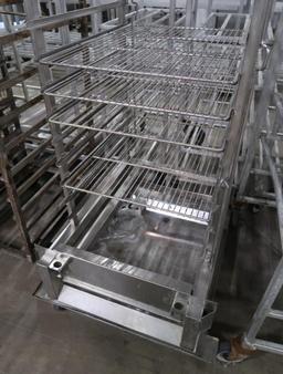 stainless wire tray rack, made to catch drips