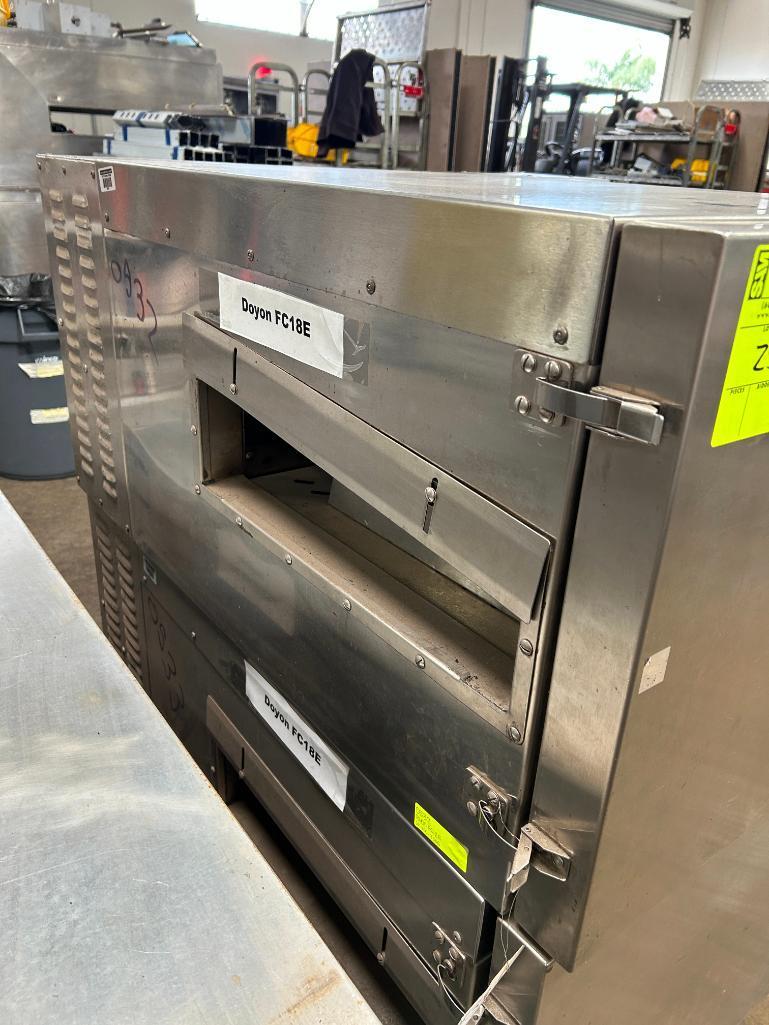 2009 Doyon Double Stack Electric Pizza Oven