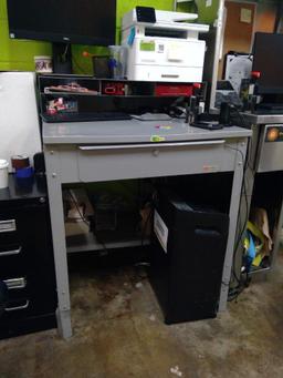 Metal Receiving Desk