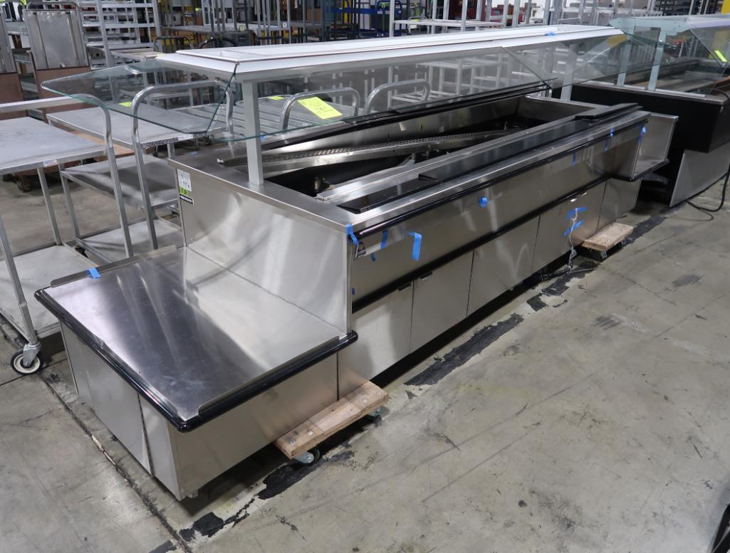 Southern Case Arts refrigerated olive/salad bar, self-contained