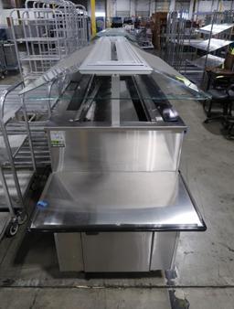 Southern Case Arts refrigerated olive/salad bar, self-contained