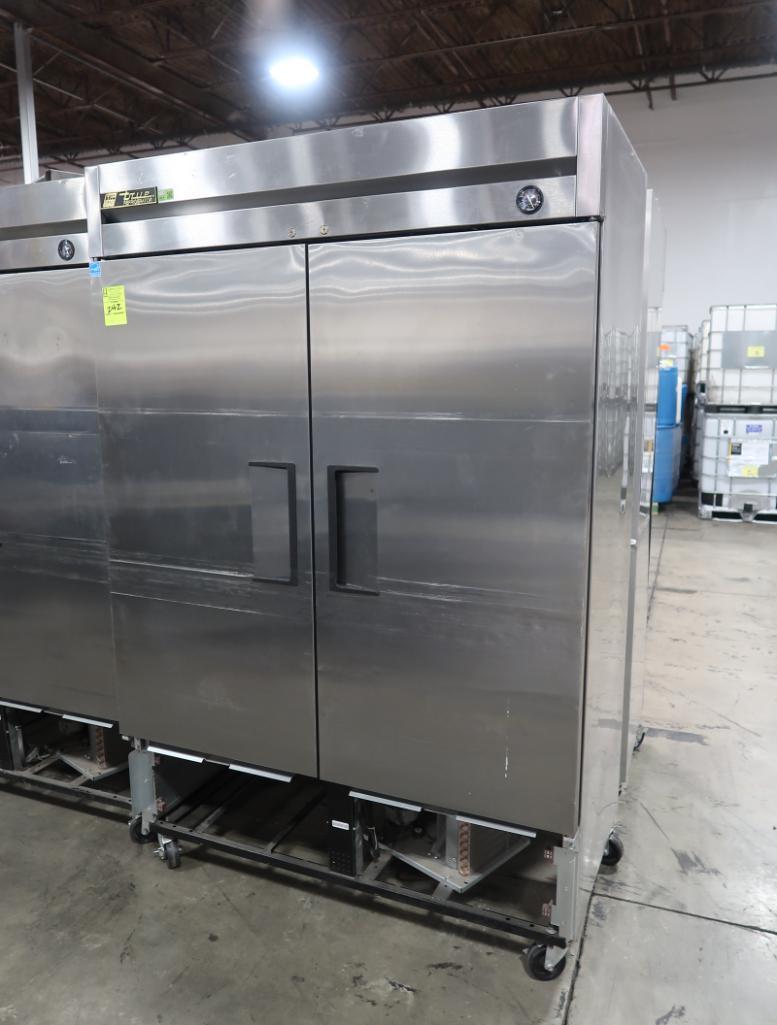 True 2-door stainless refrigerator