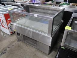 Coyod refrigerated showcase w/ 3) glass sides