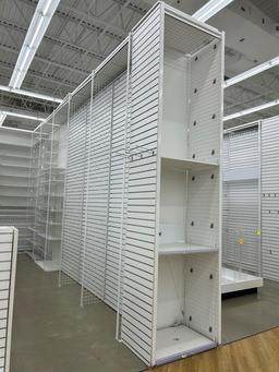 6 Sections Of Grid Rack Shelving