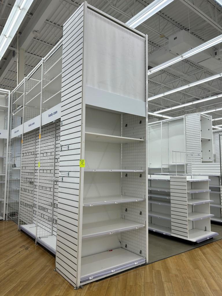 48in x 25in x 144in Grid Rack Shelving Section