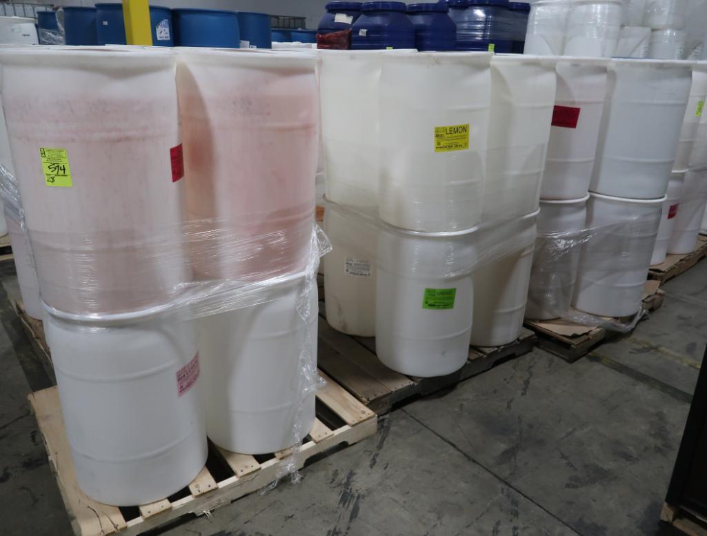 plastic barrels