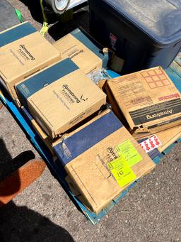 Pallet of Vinyl Tile and Misc. Items