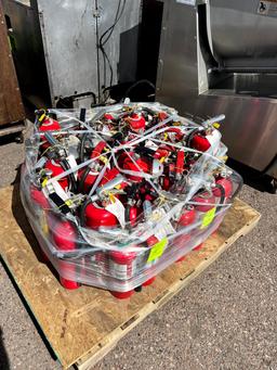 Pallet of Fire Extinguishers