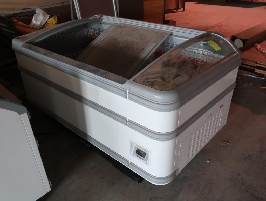 AHT self-contained freezer merchandiser, single-sided