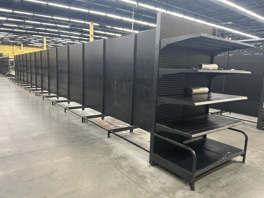 56ft Of LA Darling Gondola Shelving