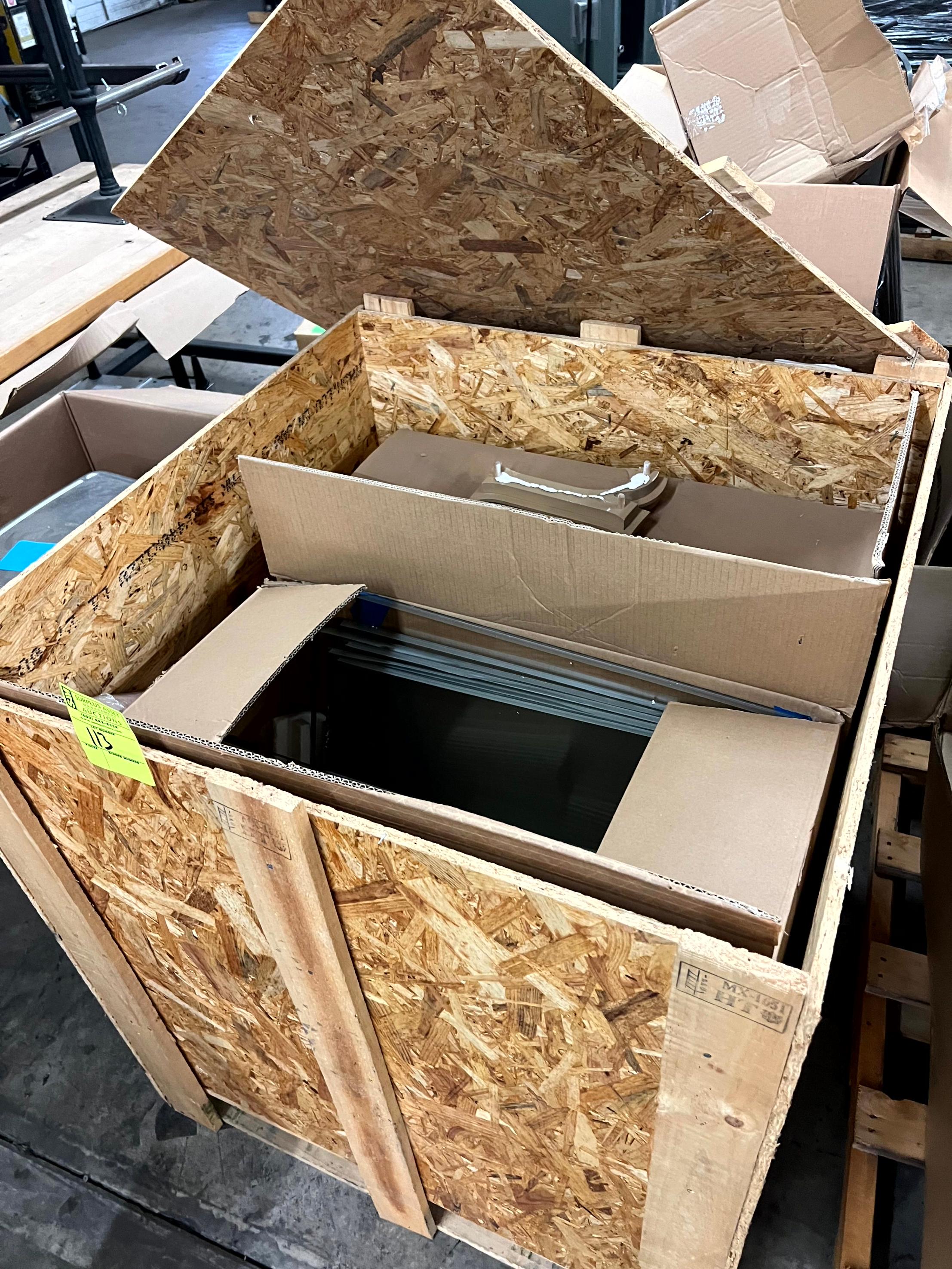 Pallet of NEW Case Glass