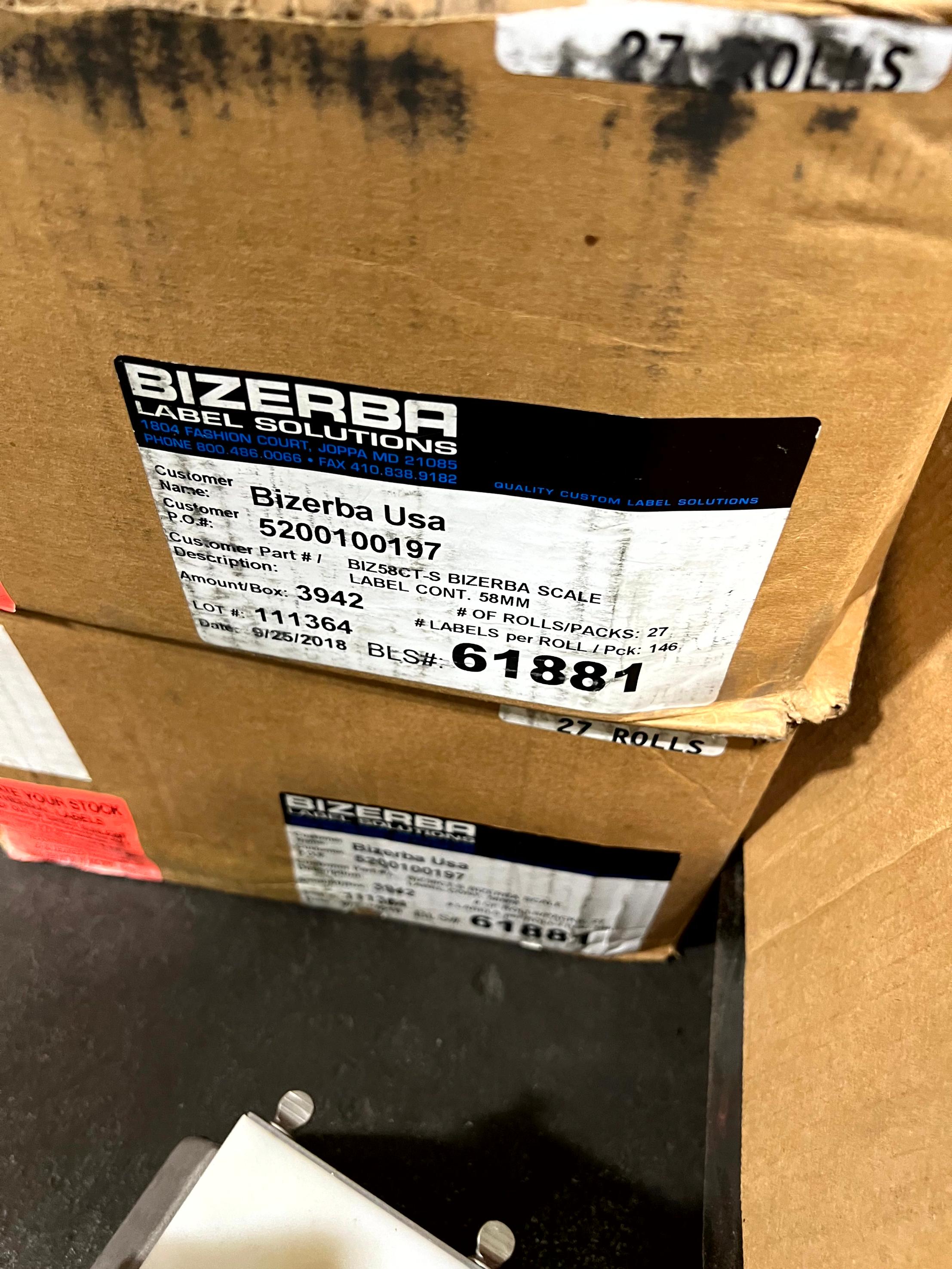 Rolls for Bizerba Scales