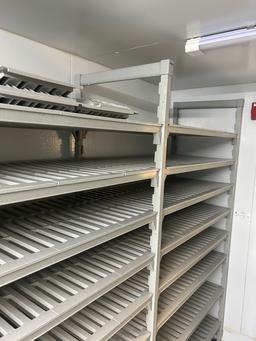 3 Sections Of Cambro Poly Storage Shelving