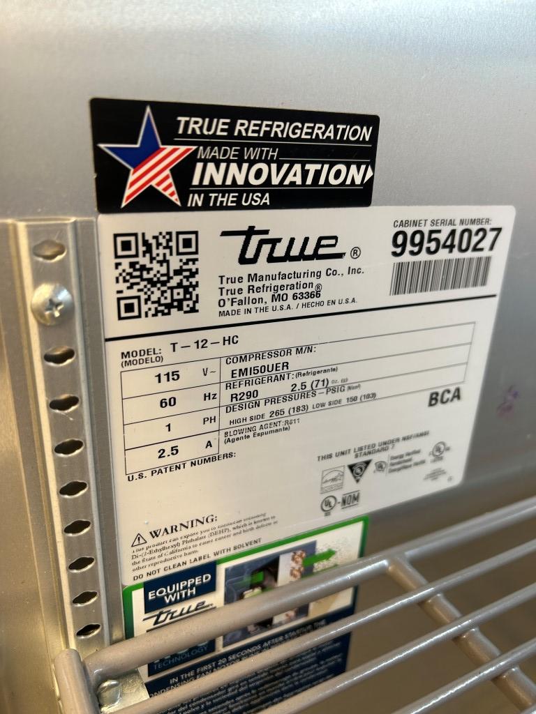 True Natural Refrigerant Stainless Refrigerator