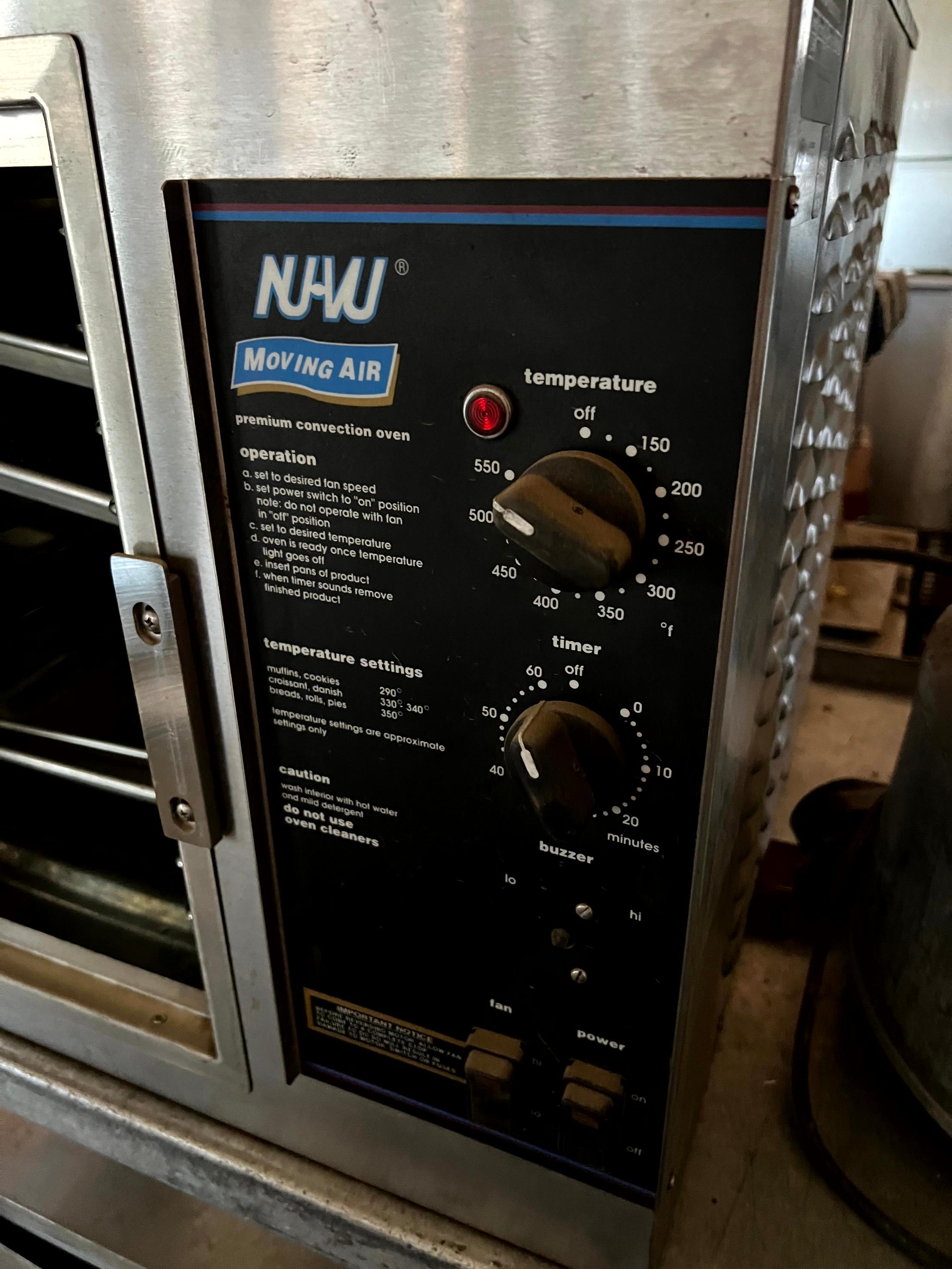 NuVu Convection Oven