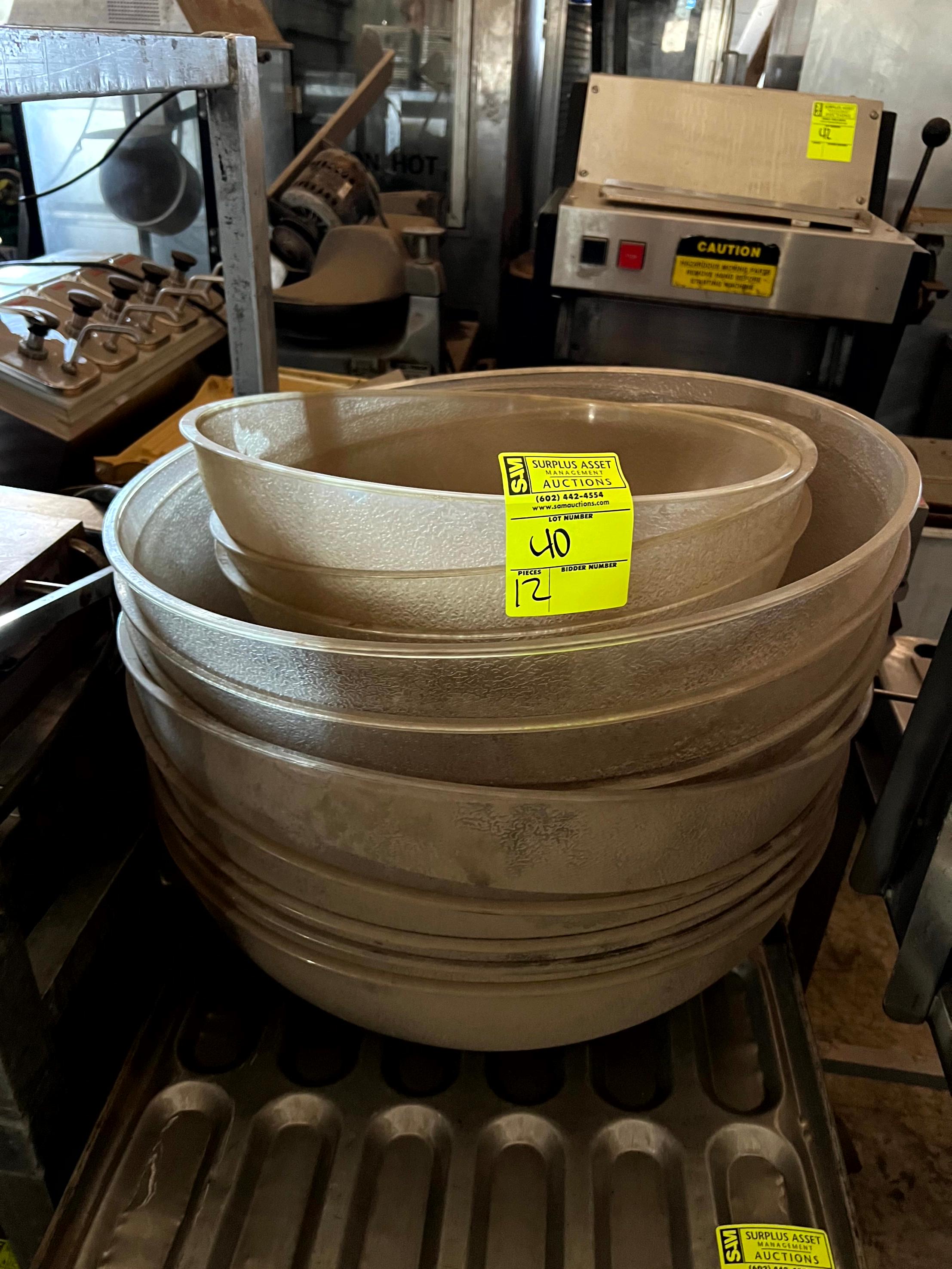 Group of Plastic Bowls