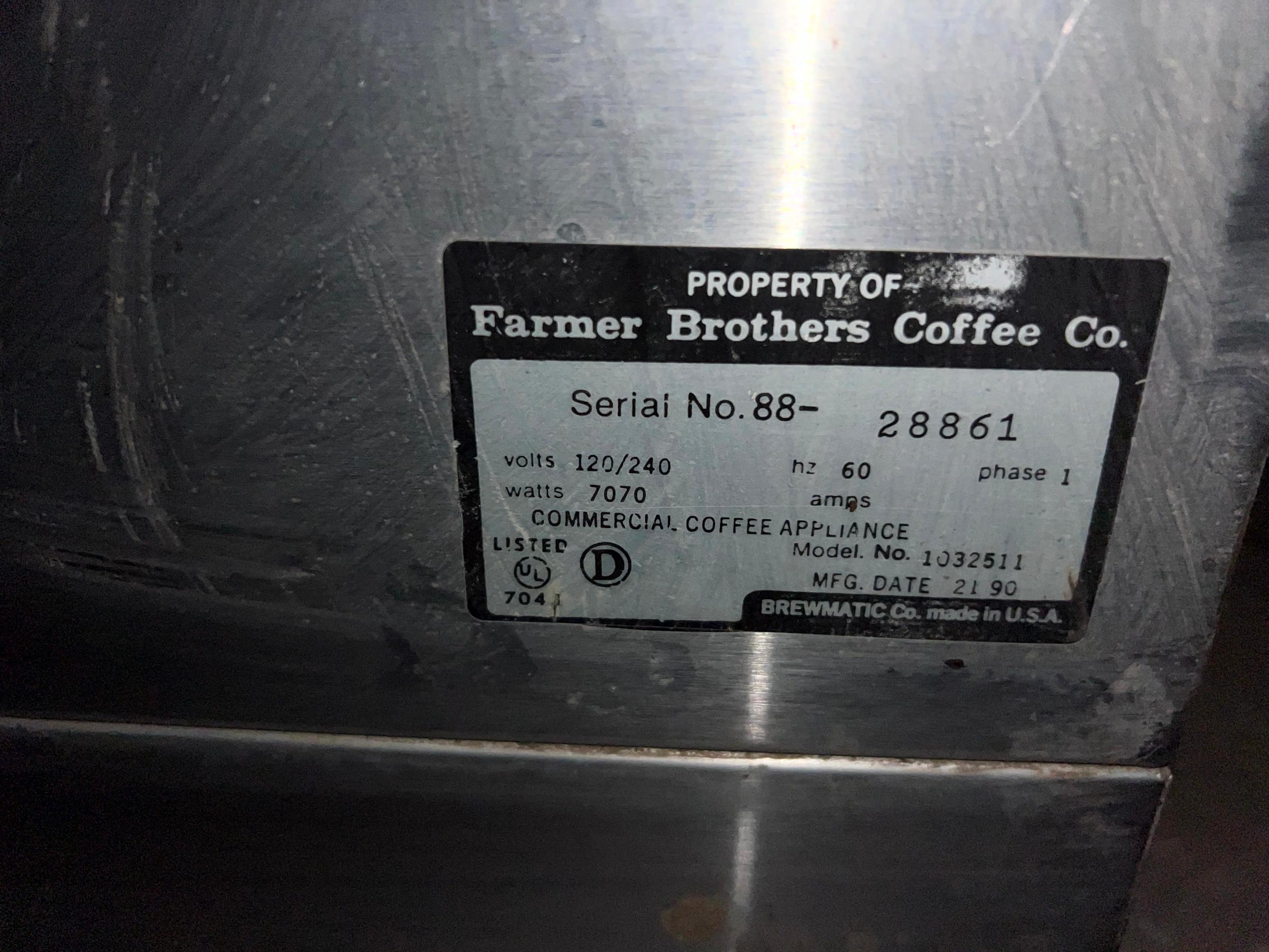 Farmer Brother Coffee Brewer