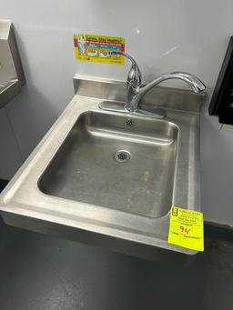 Just Stainless Hand Sink W/ Soap And Paper Towel Dispenser