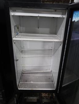 True glass door refrigerated merchandiser