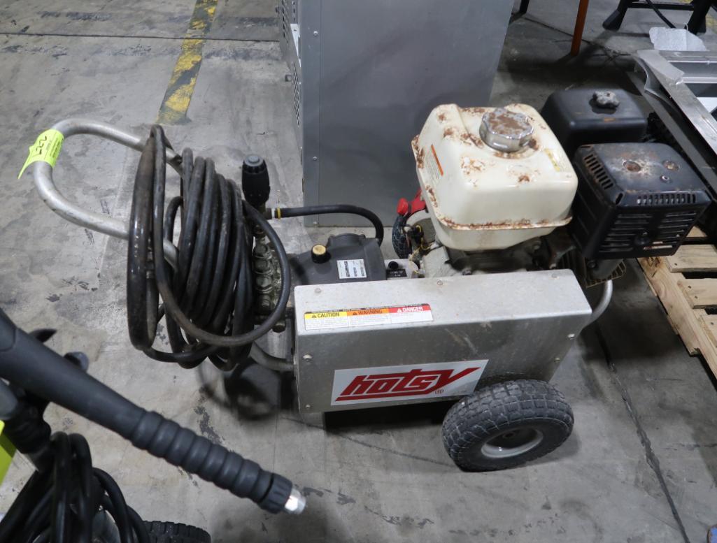 Hotsy gasoline-fired pressure washer, w/ Honda engine