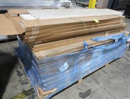 pallet of steel panels
