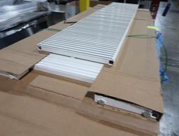 pallet of steel panels