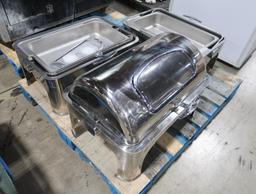 chafing dishes w/ built-in lids