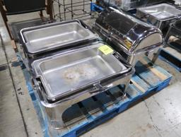 chafing dishes w/ built-in lids