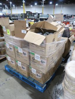 pallet of shopping cart wheels