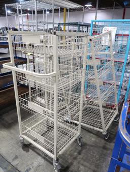 wire basket stocking carts