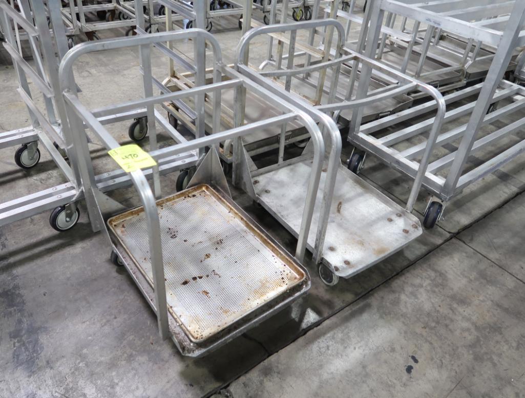 aluminum sheet pan carts