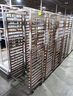 oven racks, side load, on casters