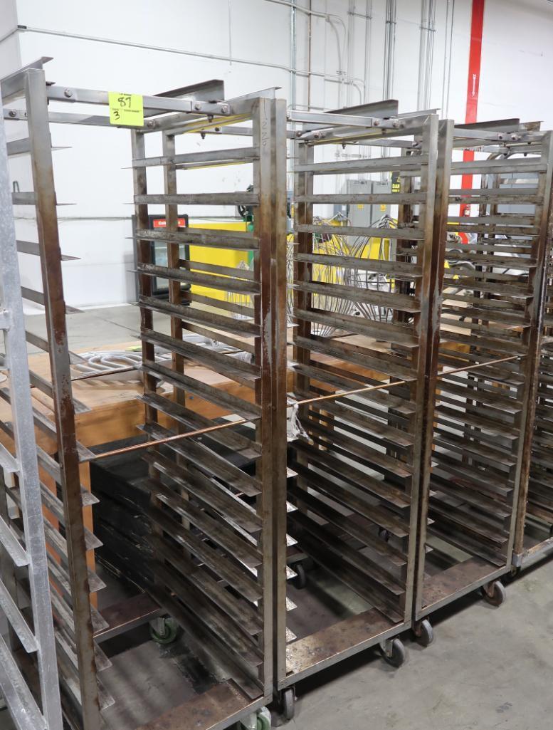 oven racks, on casters