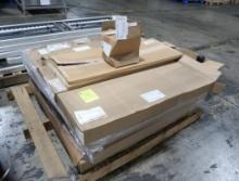 pallet of Metro shelving parts