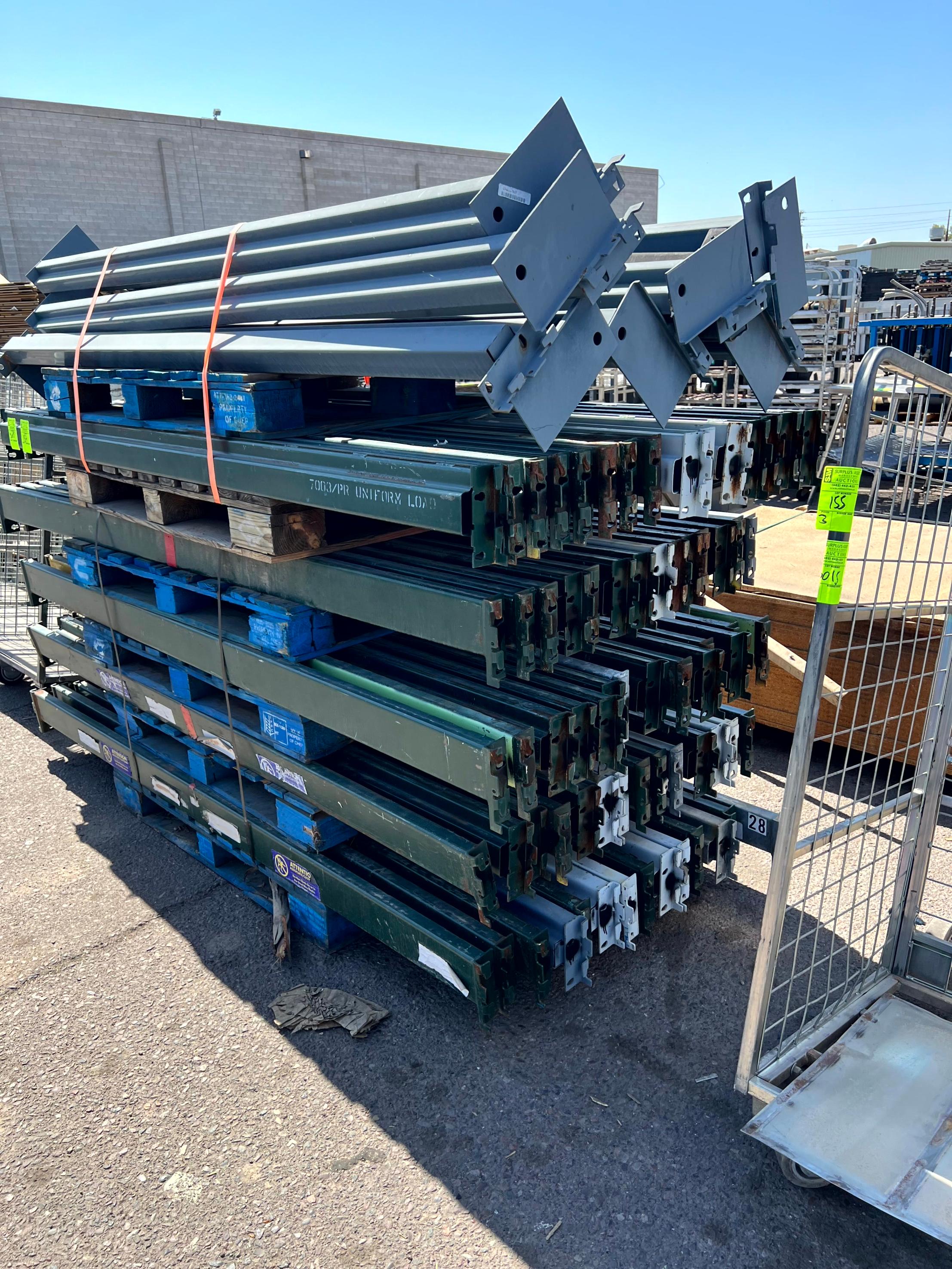 Pallet of Racking Beams