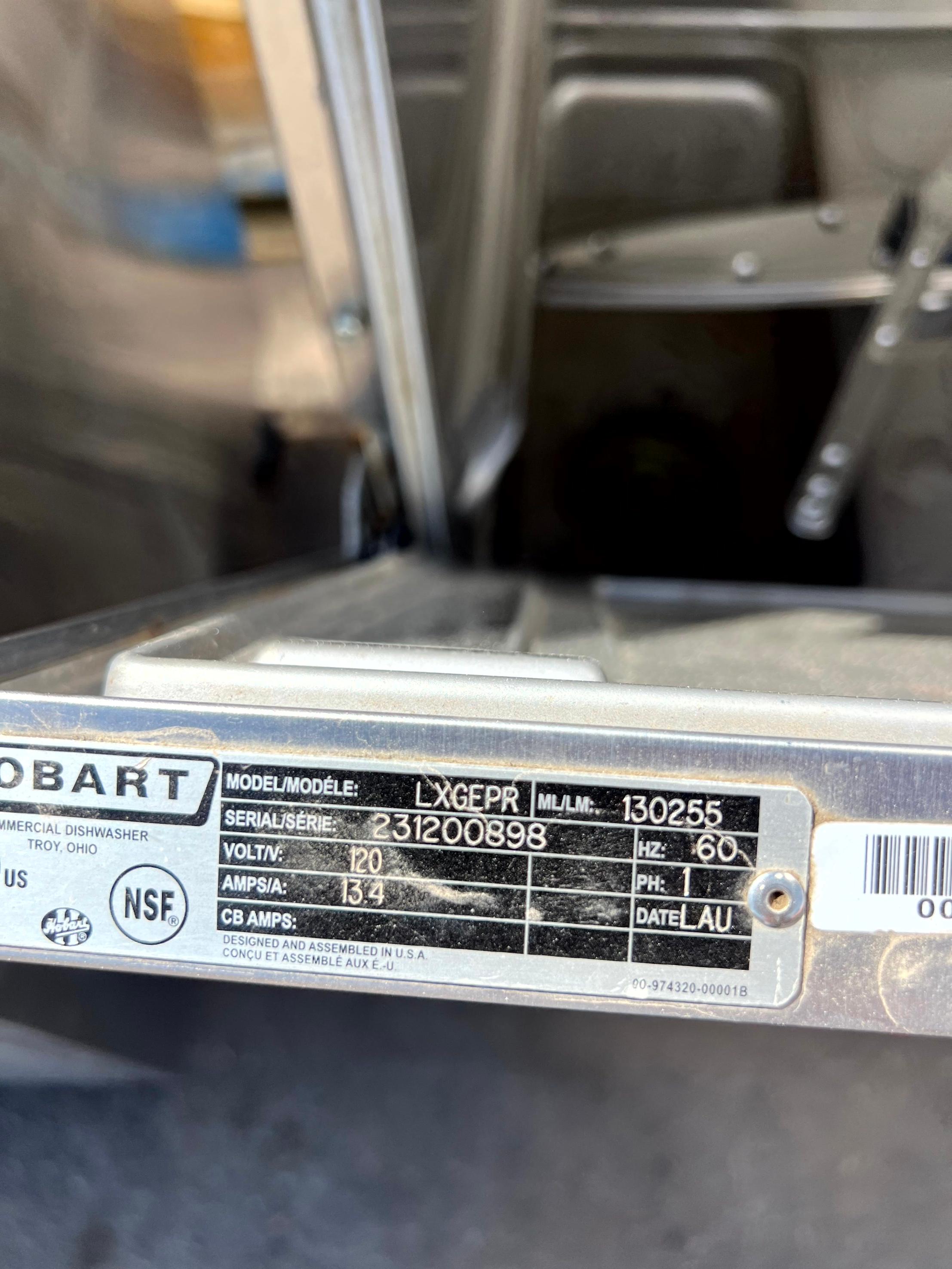 Hobart Commercial Dishwasher