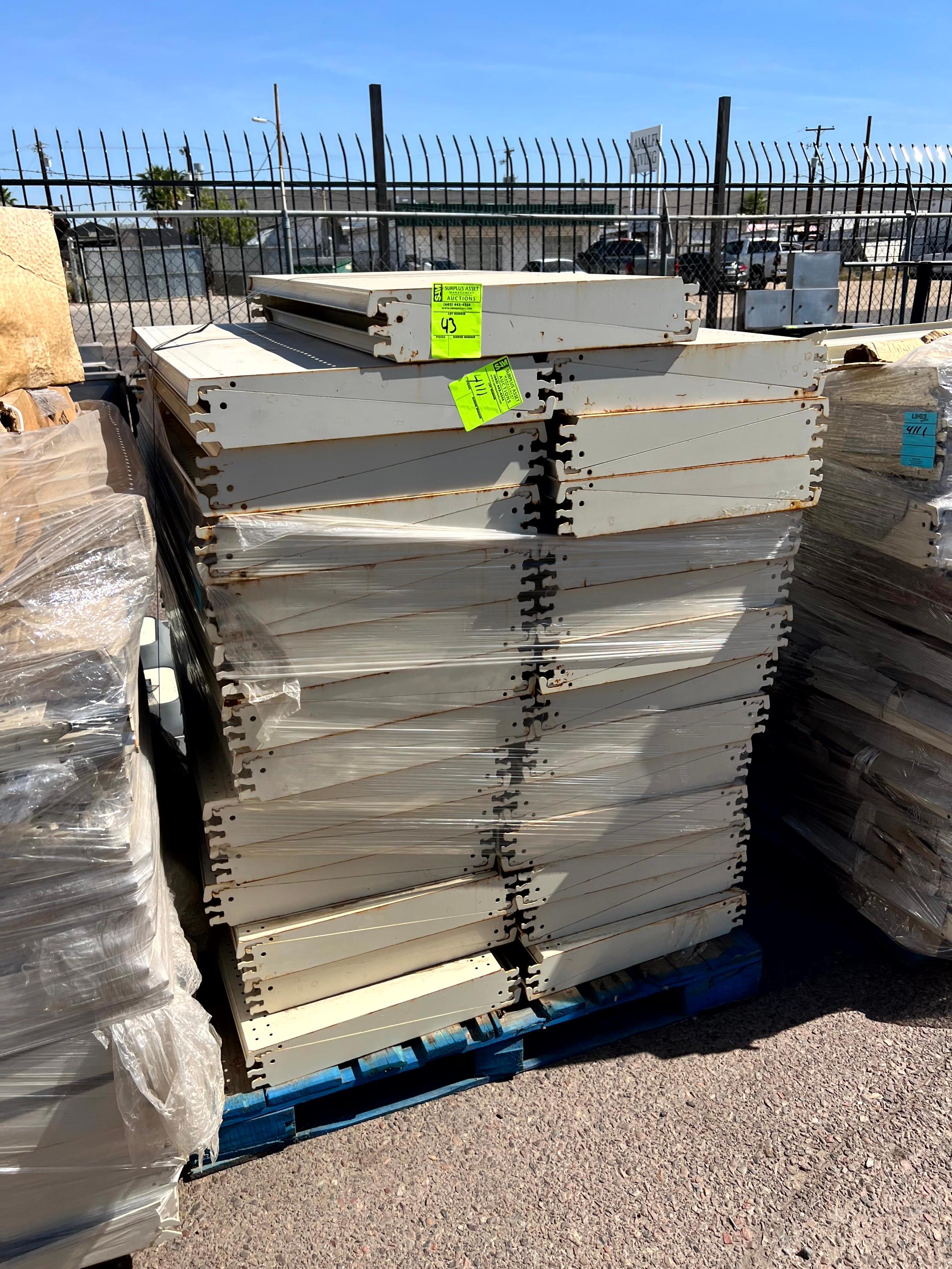 Pallet of Lozier Shelves