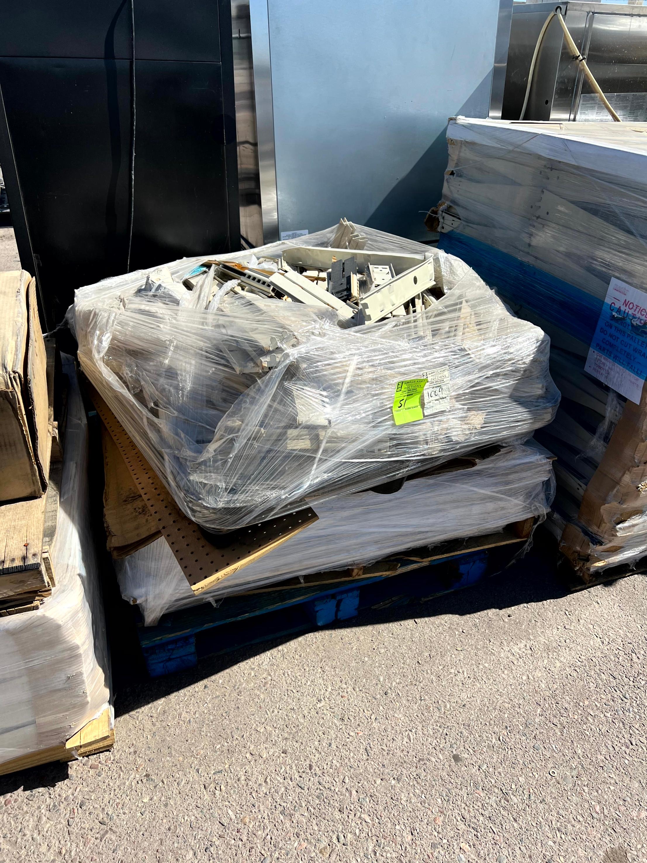 Pallet of Assorted Shelving Pieces