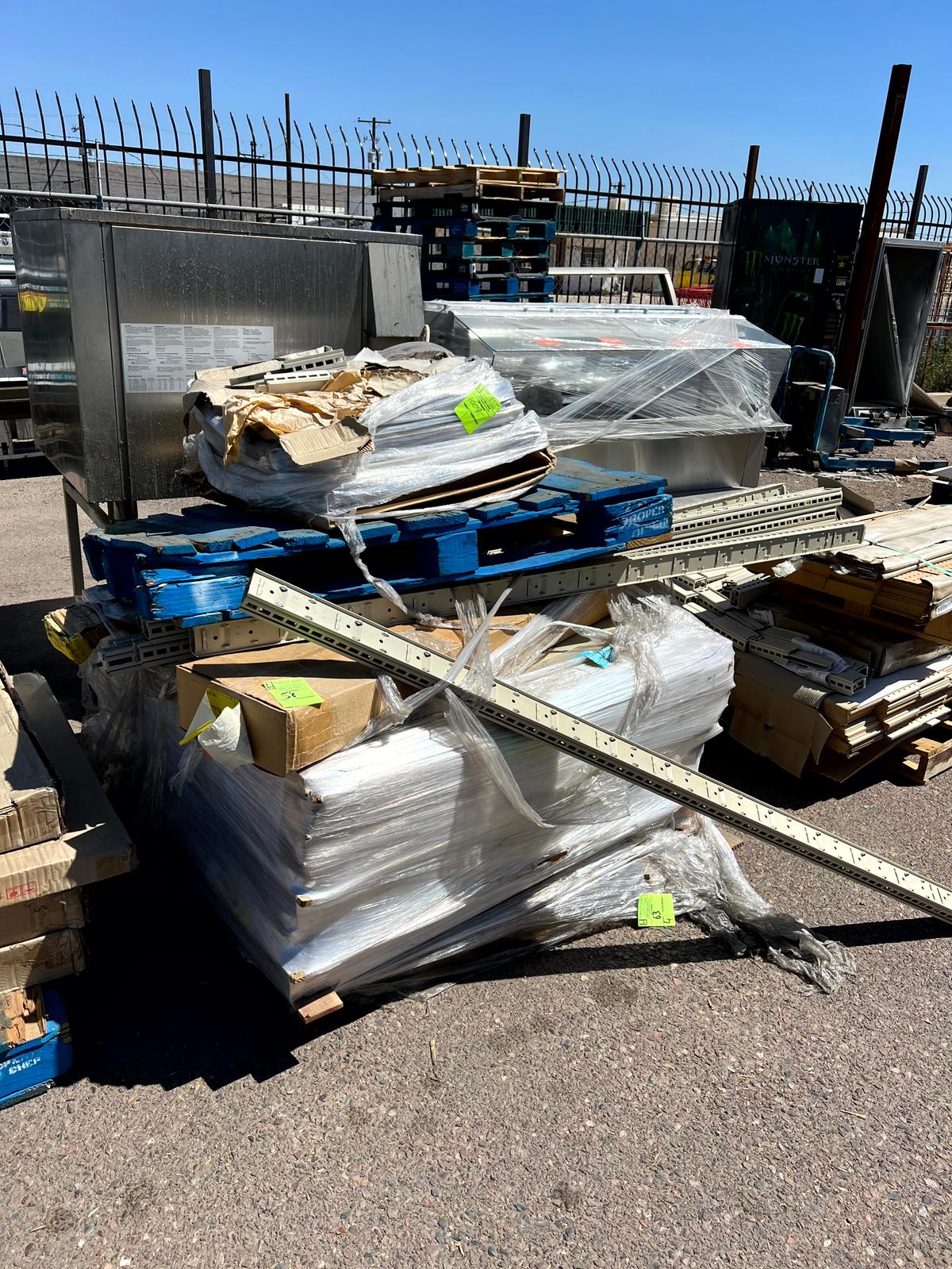 Pallet of Assorted Shelving Pieces