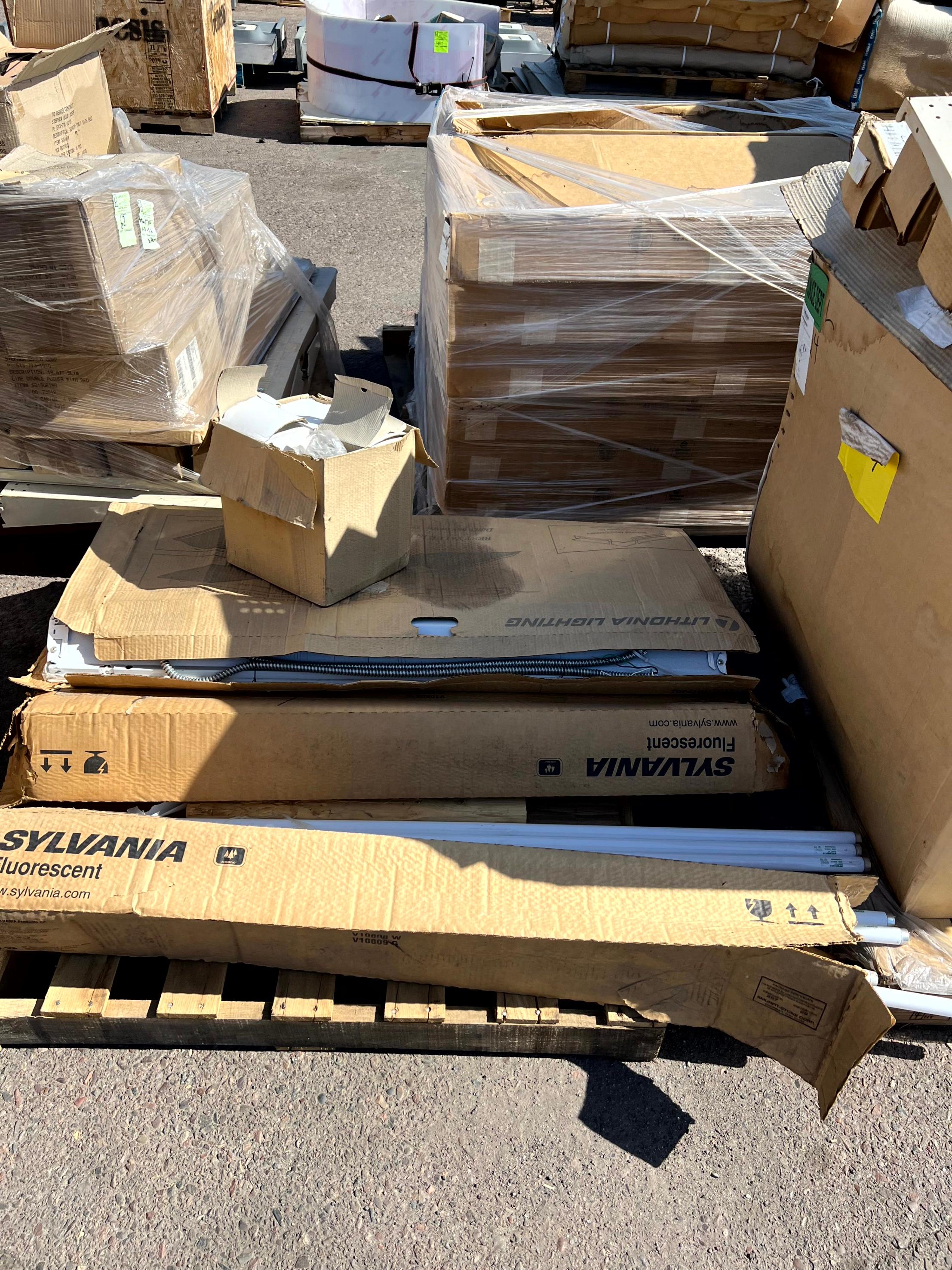 Pallet of Sylvania Lighting