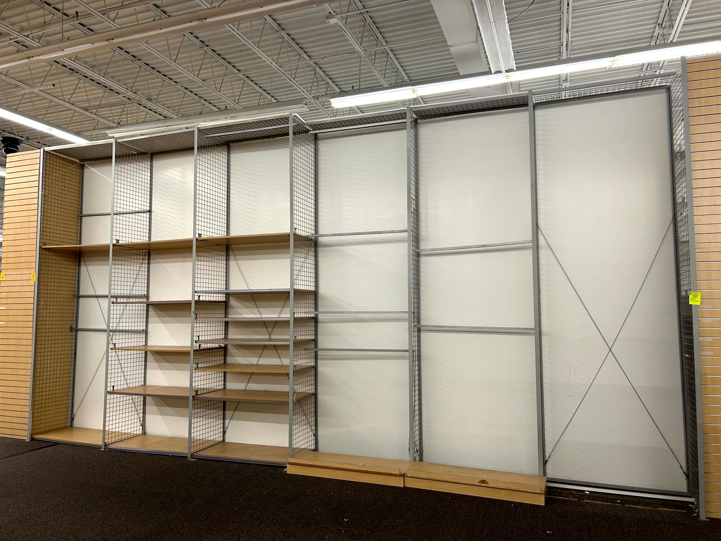 wall shelving units