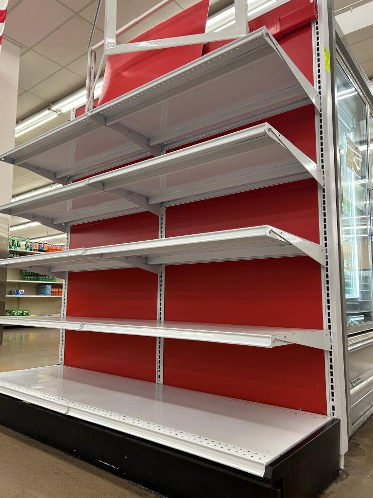 6ft Of Madix Wall Shelving