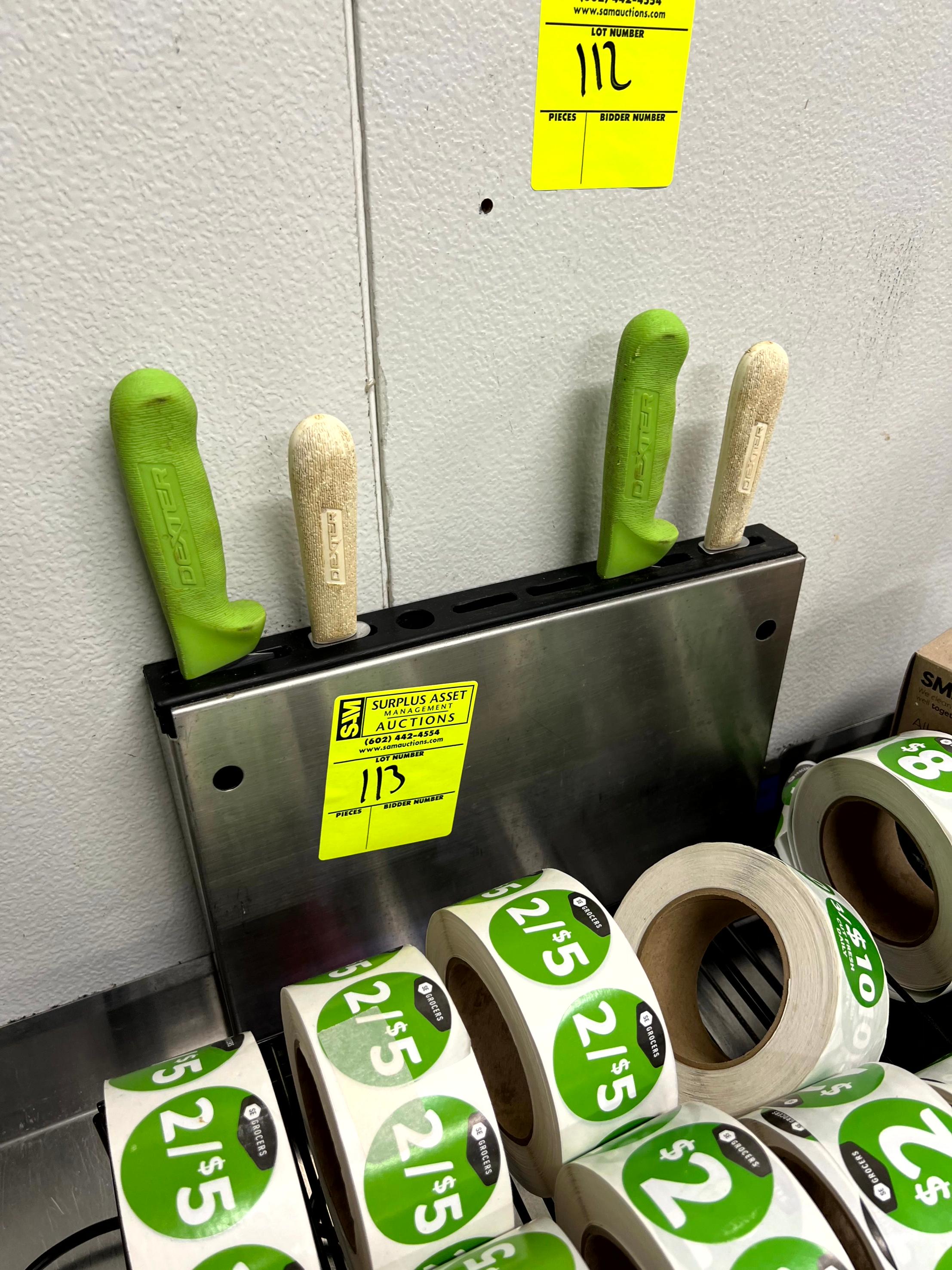Knife Holder and Contents