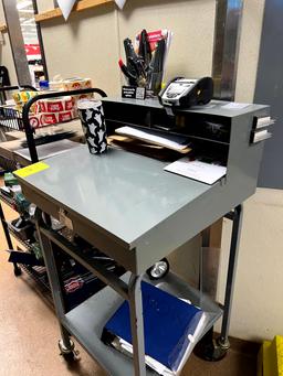 Metal Receiving Desk