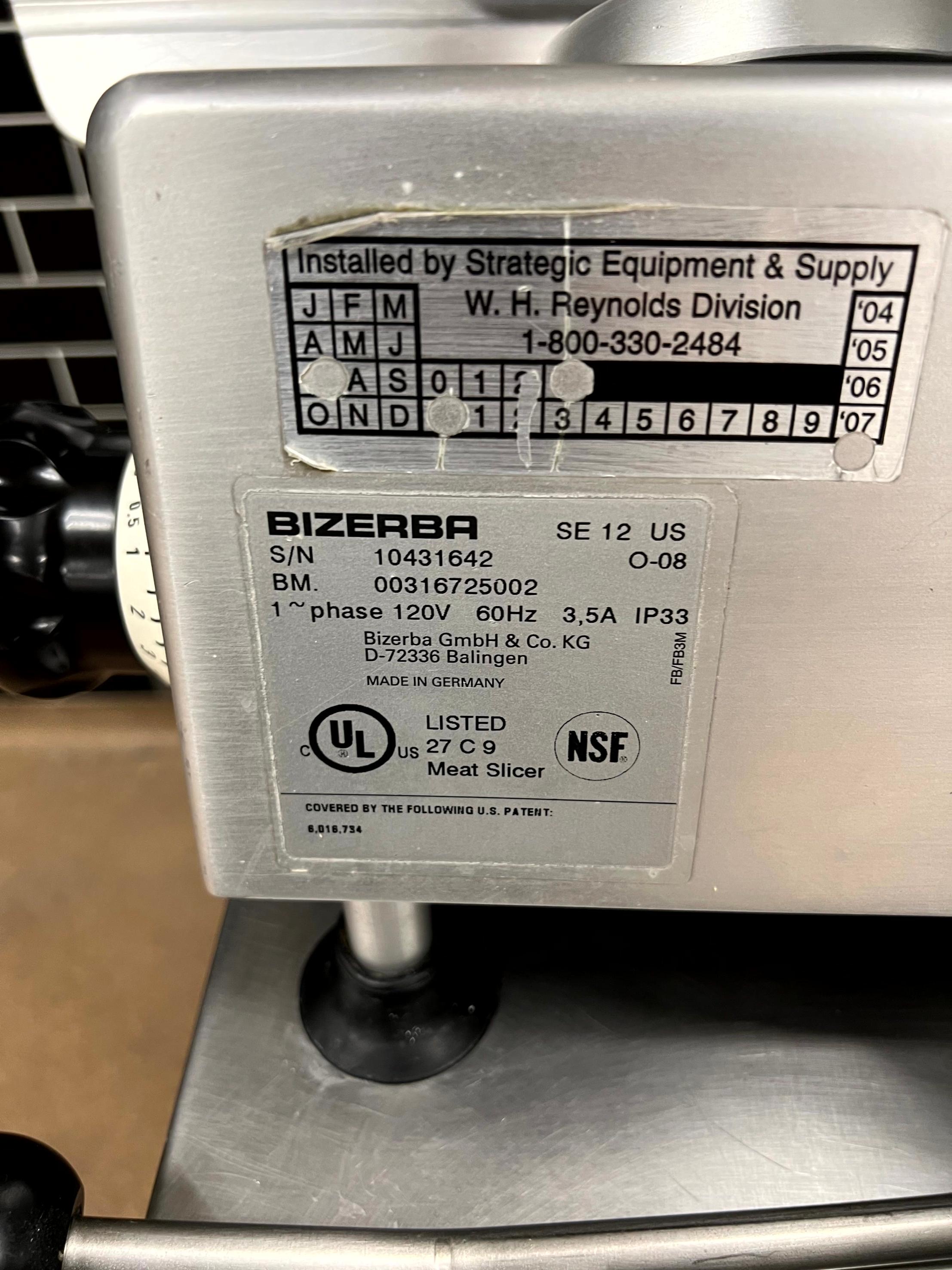 Bizerba Deli Slicer