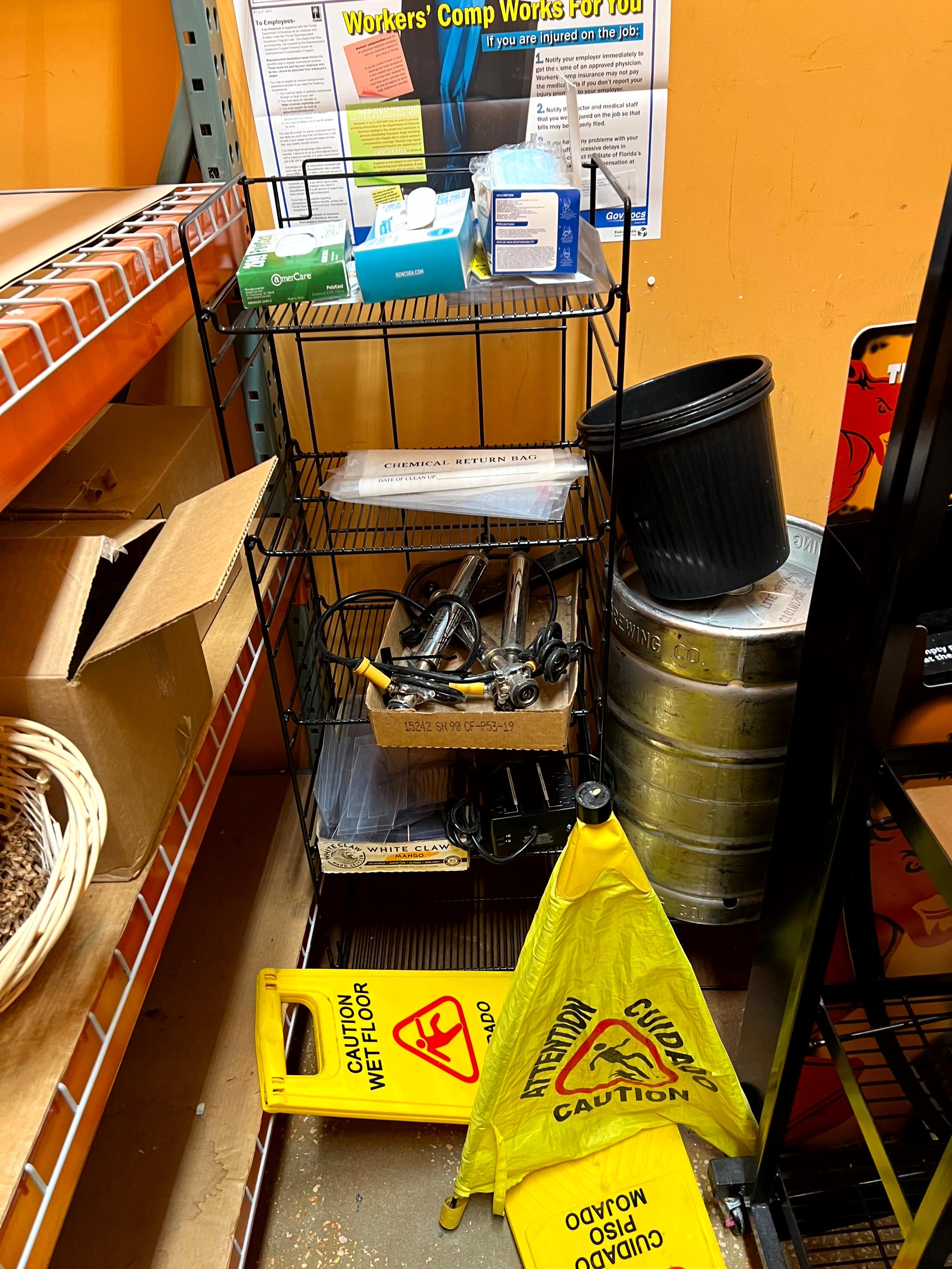 Contents of Storage Closets