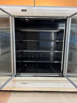 26ft Run Of 2000 Kysor Warren Multideck Cases W/ Med Temp Doors